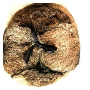 LL Bean Vintage Rabbit Fur Trappers Hat